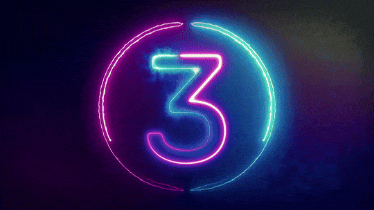 Animated 21X launch countdown
